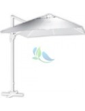 Ombrellone Alluminio Quadro Premium White