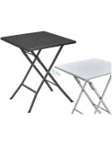 Tavoli Quadri Camping Polyrattan Rattan