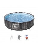 Piscina Tonda Steel Pro Max Set