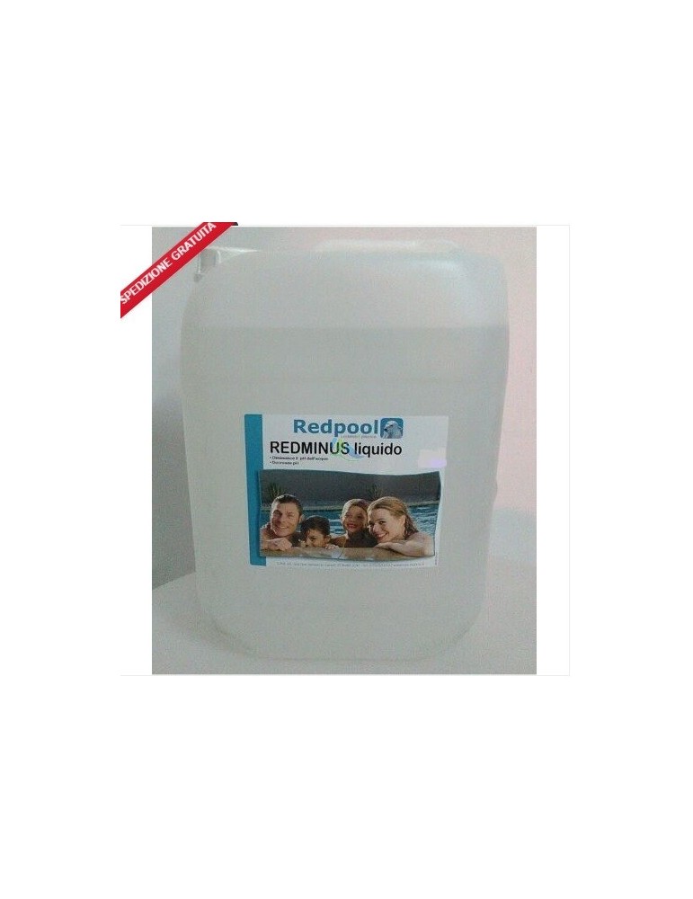 Riduttore ph Liquido 18 litri Redpool